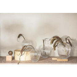 tiggeri Lige gruppe Kähler Hammershøi - Vase 15 x 13 cm, klar glas