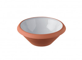 Knabstrup Keramik - Dejfad 2 ltr, Lys grå