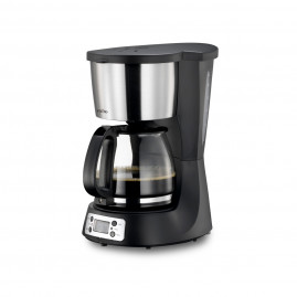 Exido - Kaffemaskine m. timer 1,5 ltr., Sort