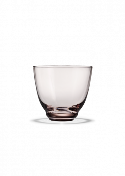 Holmegaard Flow - Vandglas 35 cl, rosa.