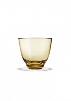 Holmegaard Flow - Vandglas 35 cl, amber.