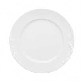 Aida - Groovy middagstallerken 1 styk porcelæn hvid 26.5 cm