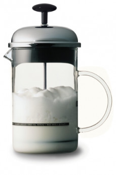 Bodum Chambord - Manuel Mælkeskummer m. glas håndtag 0,25 ltr. Krom