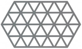 Zone Triangles - Bordskåner 24x14 cm, cool grey silikone