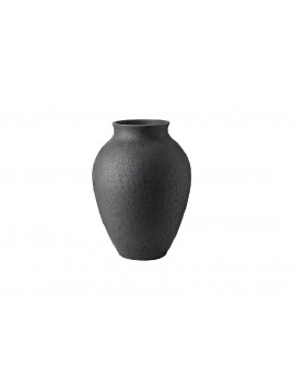 Knapstrup Keramik - Knapstrup Vasen 20 cm. Antracitgrå.