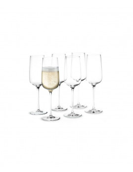 Holmegaard Bouquet - Champagneglas 29 cl., 6 stk. 