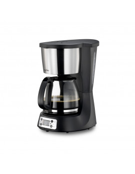 Exido - Kaffemaskine m. timer 1,5 ltr., Sort