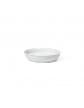 Lyngby Porcelæn Rhombe - Desserttallerken 16 cm, Hvid