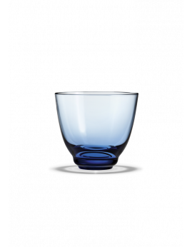 Holmegaard Flow - Vandglas 35 cl, blå.