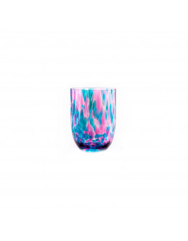 Anna Von Lipa - Splash glas 25 cl. violet + tyrkys