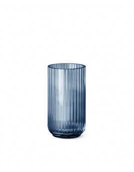 Lyngby Iconic Porcelain - Vase 20 cm, Blå glas