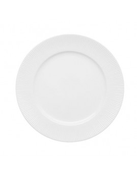 Aida - Groovy middagstallerken 1 styk porcelæn hvid 26.5 cm