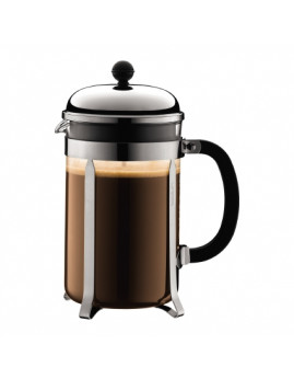 Bodum Chambord - Kaffebrygger 1,5 ltr (12 kop), Krom