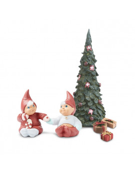 Etly Klarborg - Kamille & Loui med juletræ & gaver