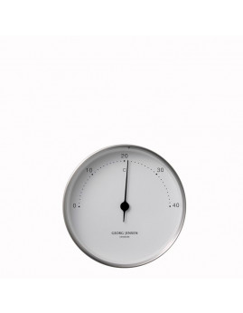 Georg Jensen - Henning Koppel termometer 10 cm stål/hvid