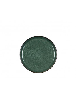 Bitz - Tallerken 21 cm. sort/grøn