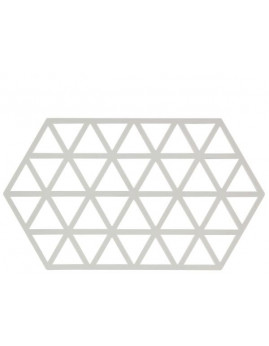Zone Triangles - Bordskåner i silikone, warm grey.