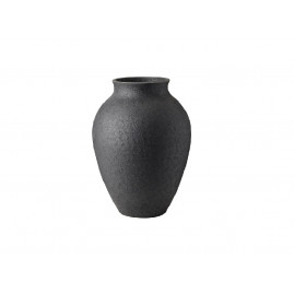 Knabstrup Keramik - Knabstrup Vasen 20 cm, antracitgrå