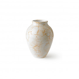 Knabstrup Keramik - Knabstrup Vasen Natura 20 cm, Kalk/brun