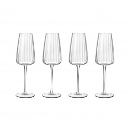 Luigi Bormioli Optica - Champagneglas 21 cl, 4 stk., Klar