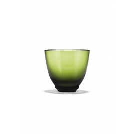Holmegaard Flow - Vandglas 35 cl, olivengrøn