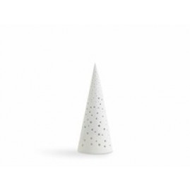 Kähler Nobili - Fyrfadsstage Juletræ 25,5 cm, snehvid