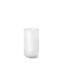 Lyngby Iconic Porcelain - Vase 20 cm, Klar 