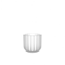 Lyngby Iconic Porcelain - Lysestage 6,5 cm, frosted glas