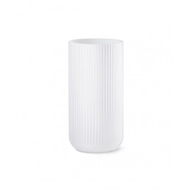 Lyngby Iconic Porcelain - Vase 20 cm, Hvid Opal Glas