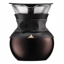Bodum Pour Over - Kaffebrygger m. filter 0,5 ltr, sort