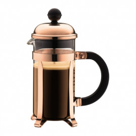 Bodum Chambord - Kaffebrygger 0,35 ltr (3 kop), kobber/sort knop