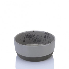 RAW Nordic Grey - Portionskål 13,5 cm, grå spottet