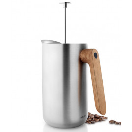 Eva Solo Nordic Kitchen - Stempelkande 1 ltr, rustfrit stål/egetræ